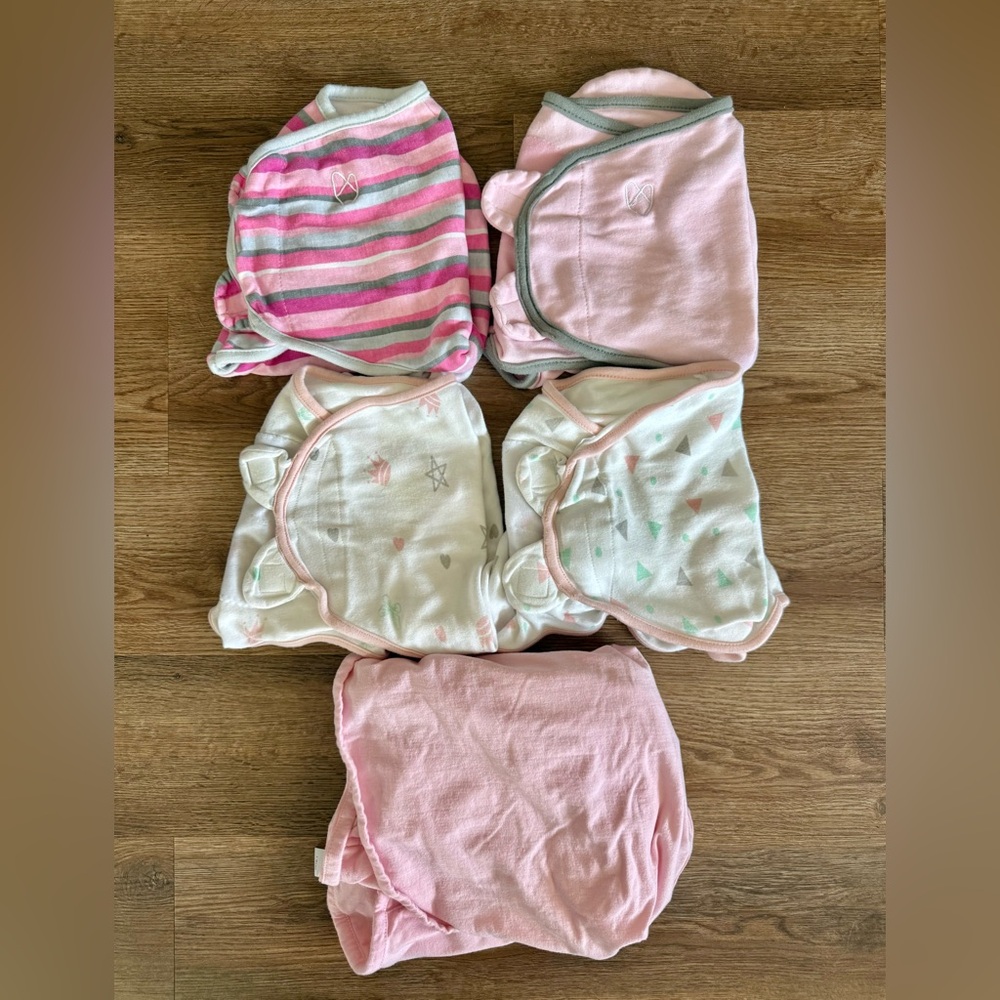 Baby Girl Swaddle Bundle